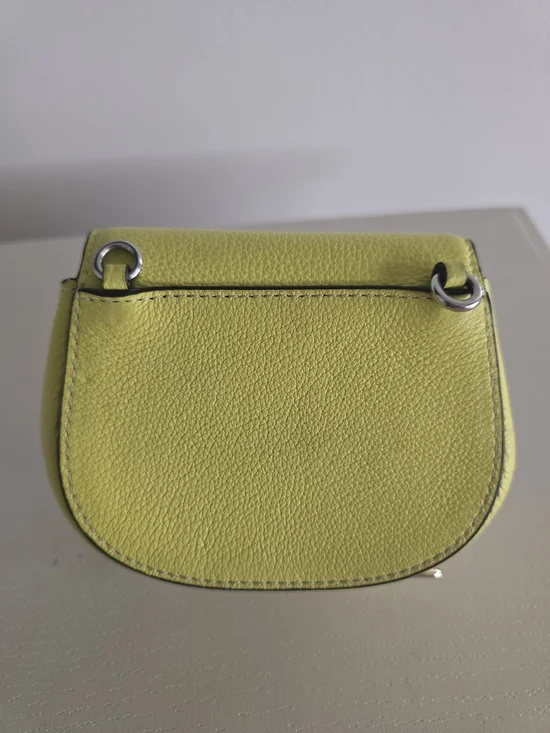 Coach Morgan Card Case on a Chain -  "Bright Yellow" or "Citrine" - Picture 3 of 11